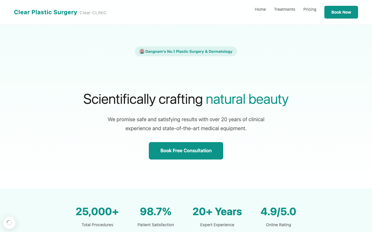 Plastic surgery clinic translated to English